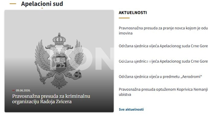 Pravosnažna presuda Zviceru